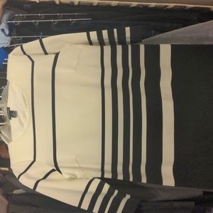Club Monaco black & white dress - size 10
